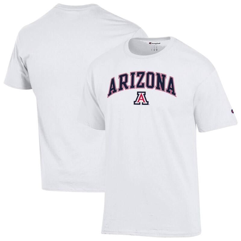 チャンピオン メンズ トップス Tシャツ ロゴ MensChampion White Arizona Wildcats Arch Over Logo TShirt Arz White ホワイト