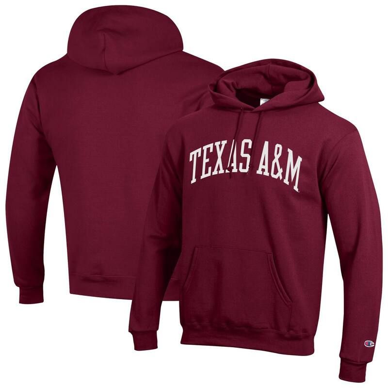 チャンピオン メンズ トップス Tシャツ フリース パーカー Mens Champion Maroon Texas AM Aggies Basic Arch Fleece Pullover Hoodie Tam Red レッド