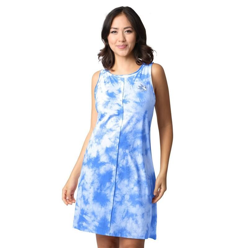 マルガリータビル レディース トップス ワンピース Womens Margaritaville Blue San Jose Sharks Clouds TieDye Dressks Blue ブルー