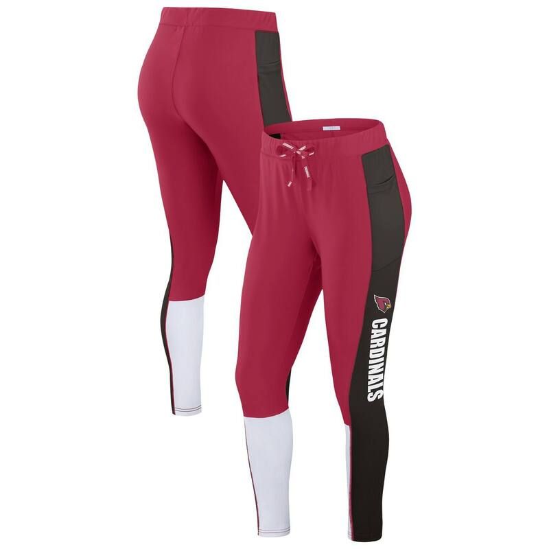 ウェア バイ エリン アンドルーズ レディース ボトムス カジュアルパンツ レギンス Womens WEAR by Erin Andrews CardinalBlack Arizona Cardinals ColorBlock Leggings Acred レ