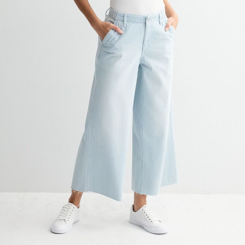 ソノマ レディース ボトムス デニムパンツ リラックスフィット アンクル ジーンズ Womensonoma Goods For Life Relaxed Fit WideLeg Ankle Jeans Railroad Stripe ストライプ