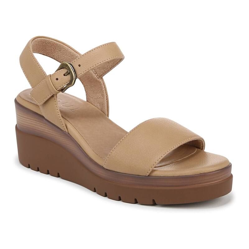 ソウルニュトライザー レディース シューズ サンダル SOUL Naturalizer Graciela Womens Wedge Sandals Birch Tan タン