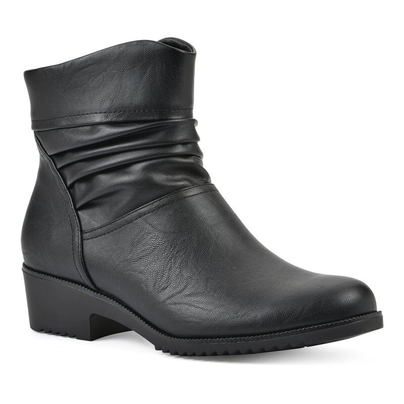 クリフバイホワイトマウンテン レディース シューズ ブーツ・レインブーツ アンクル Cliffs by White Mountain Durbon Womens Ankle Boots Black Smooth ブラック
