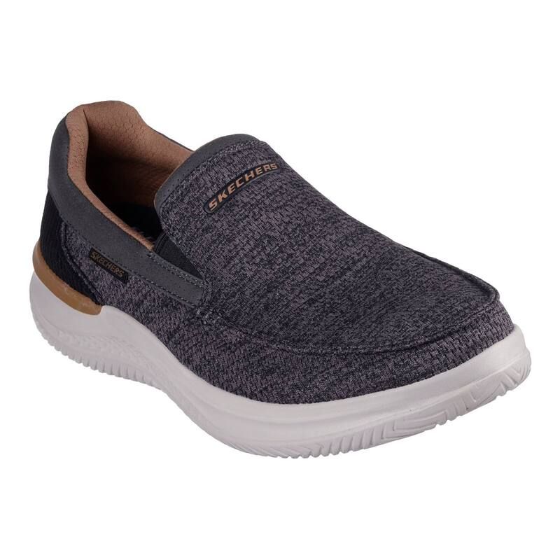 スケッチャーズ メンズ シューズ スニーカー リラックスフィット Skechers Relaxed Fit Hasting Marco Menshoes Gray Black ブラック