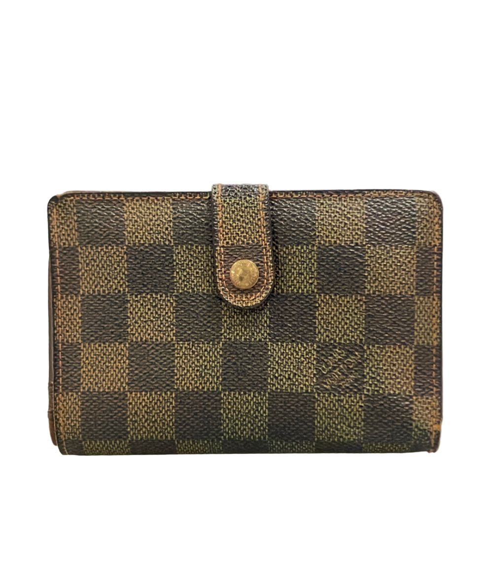 ルイ・ヴィトン 二つ折り財布 ポルトフォイユ ヴィエノワ ダミエ エベヌ N61674 レディース メンズ LOUIS VUITTON