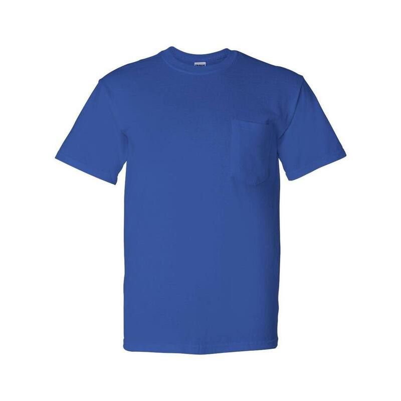 ギルダン メンズ トップス Tシャツ Gildan DryBlend PocketShirt Royal