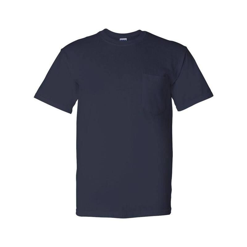 ギルダン メンズ トップス Tシャツ Gildan DryBlend PocketShirt Navy ネイビー