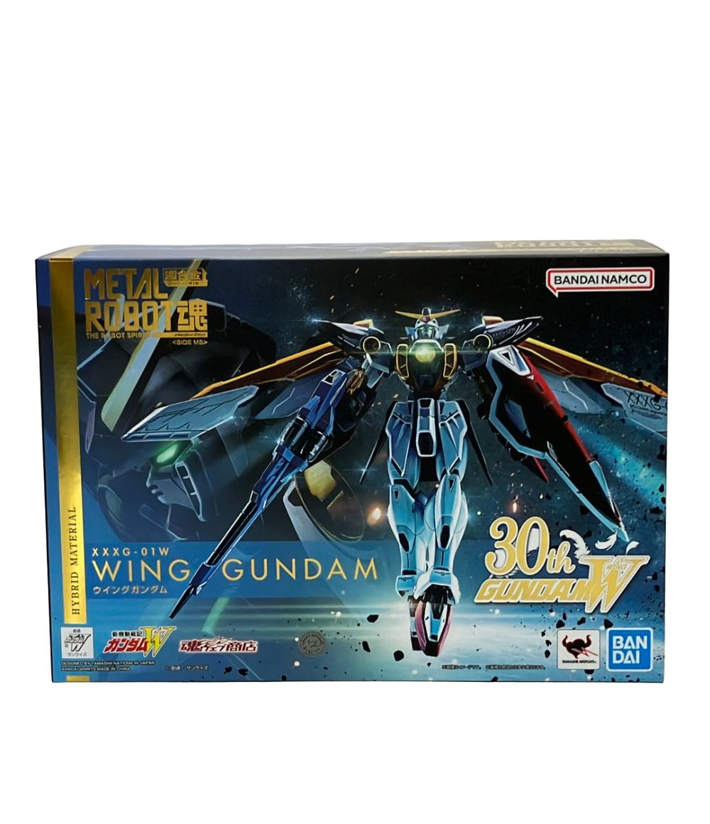 美品 バンダイ 新機動戦記ガンダムW METAL ROBOT魂 超合金 XXXG-01W ウイングガンダム フィギュア