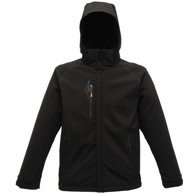 レガッタ メンズ アウター ジャケット・ブルゾン Regatta Professional Mens Repeller XPro Softshell Jacket Black ブラック