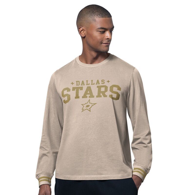 スターター メンズ トップス Tシャツ Menstarter Tan Dallastars Field Long Sleeve TShirt Str Multi マルチカラー
