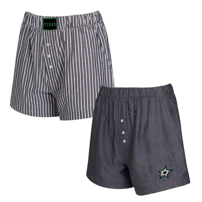 アンブランデッド レディース ボトムス ハーフパンツ・ショーツ ショートパンツ Unbranded Womens Conceptsport Charcoal Dallastars TwoPack Boxer Shortset Str Charco チャコール 11,455円