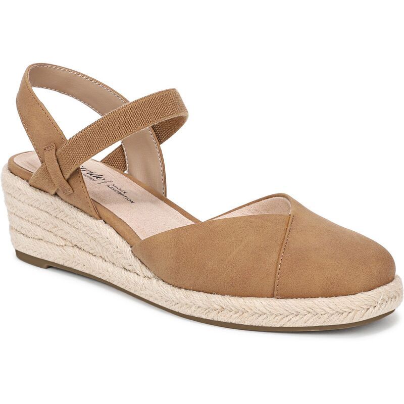 ライフストライド レディース シューズ サンダル LifeStride Pilar Womens Wedgespadrille Shoes Tan タン