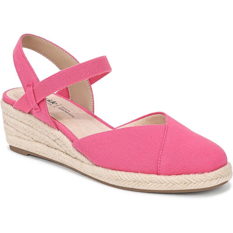 ライフストライド レディース シューズ サンダル LifeStride Pilar Womens Wedgespadrille Shoes French Pink ピンク