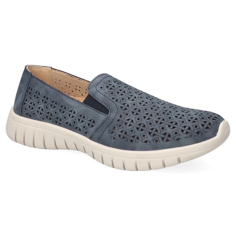 イージーストリート レディース シューズ サンダル Easy Works by Easy Street Mosaic SlipResistant Womenshoes Navy ネイビー