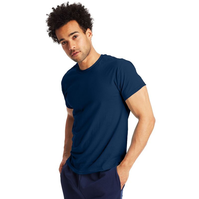 ヘインズ メンズ トップス シャツ クルーネック Mens HanesR XTemp 2Pack Short Sleeve Crewneck TShirt Navy ネイビー