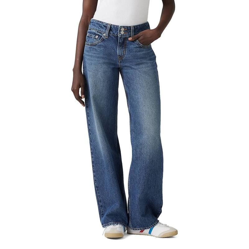 リーバイス レディース ボトムス デニムパンツ ジーンズ Levis Womens Levi superlow Loose StraightLeg Jeans Blended Beauty