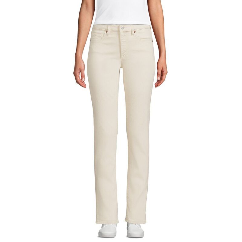 ランズエンド レディース ボトムス デニムパンツ ジーンズ Womens Lands End Soft DenimidRise Boyfriend Jeans Natural デニム