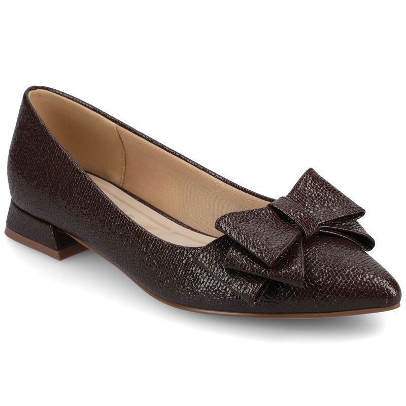 ジャーニー レディース シューズ サンダル Journee Ophelia Womens Flats Croco Brown ブラウン