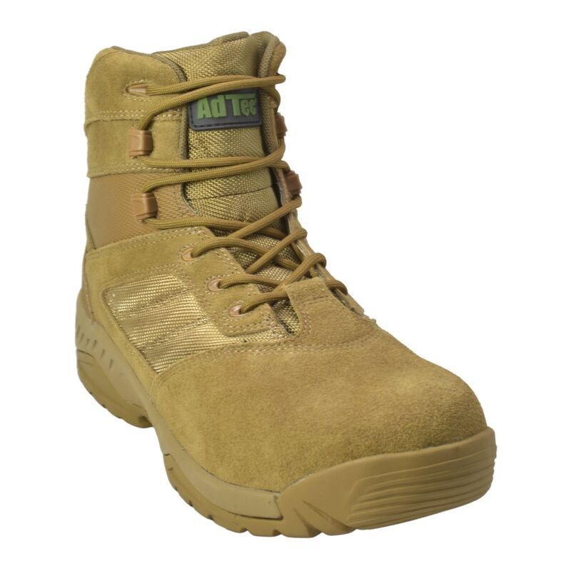 アドテック メンズ シューズ ブーツ・レインブーツ スエード AdTec Mensuede Waterproof Tactical Boots Coyote