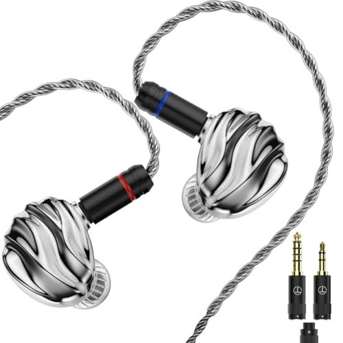 【VGP2026受賞】 TRN SHELL モニターイヤホン 3DD+ 平面駆動 イヤホン ハイブリッド型 イヤーモニター IEM 中華 イヤモニ 高遮音性 カナル型 イアフォン 有線 3.5/4.4mm 交換式プラグ 2Pin脱着式ケーブル 2b3bb40c