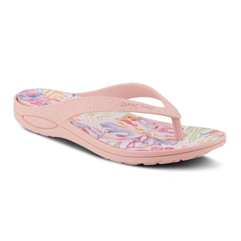 スプリングステップ レディース シューズ サンダル Spring Step Contilo Womens Flip Flop Sandals Pink ピンク