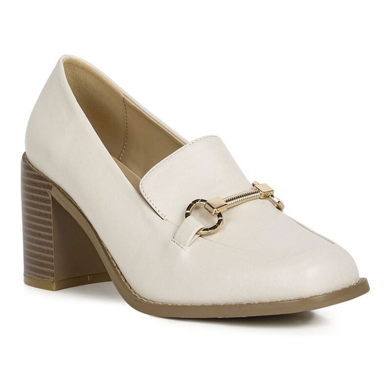 ロンドンラグ レディース シューズ スリッポン・ローファー ヒール London Rag Boss Fav Womens Heeled Loafers Apricot アプリコット