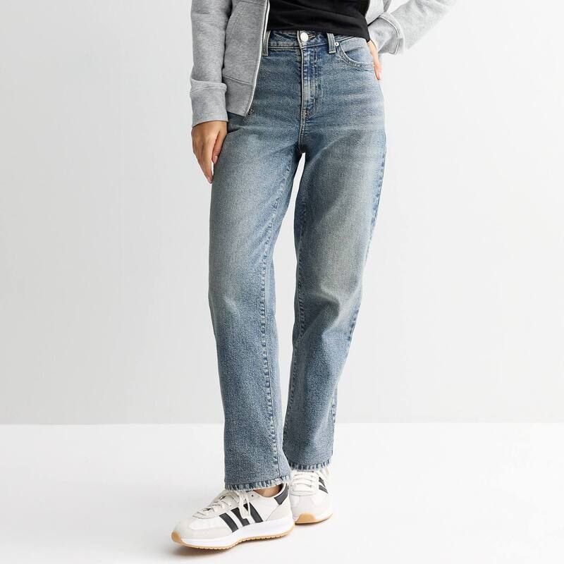 エスオー レディース ボトムス デニムパンツ ジーンズ Juniors SO HighRise 90straight Jeans Medium Acid