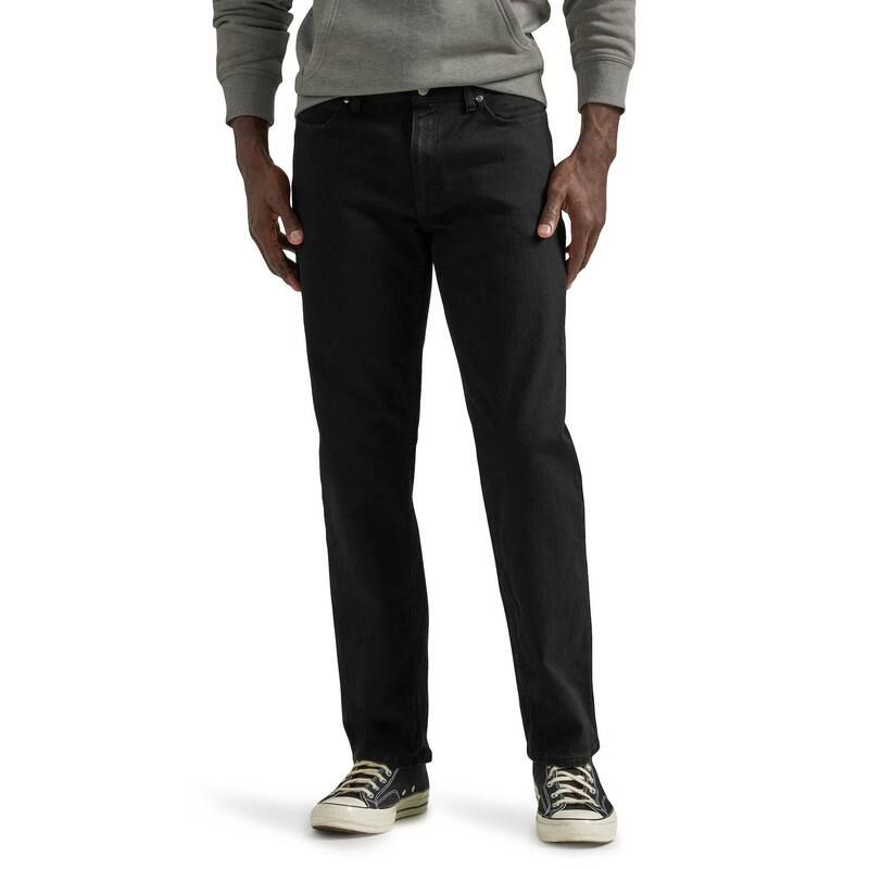 リー メンズ ボトムス デニムパンツ ジーンズ Mens Lee Legendary RelaxedFit StraightLeg Jeans Overdye Black ブラック