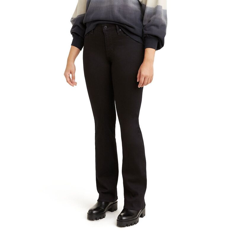 リーバイス レディース ボトムス デニムパンツ ブーツカット ブーツ ジーンズ Womens Levis 315 Shaping Bootcut Jeansoft Black ブラック