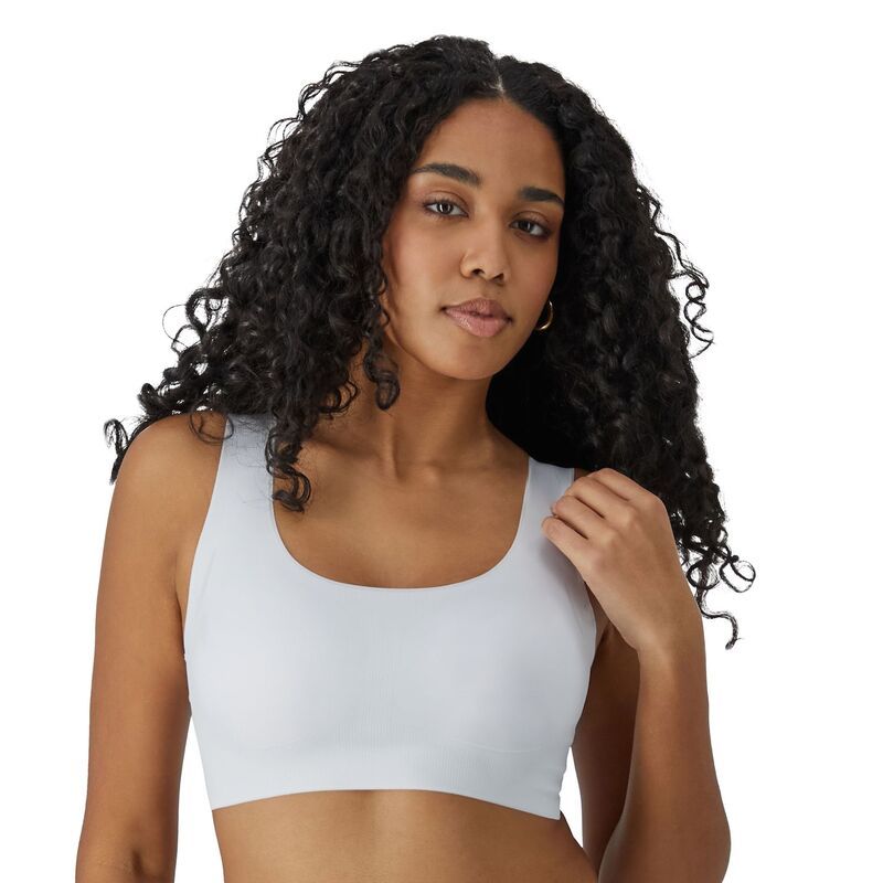 バリ レディース アンダーウェア ブラジャー Bali Comfort Revolution Easylite Seamless Wireless Bra DF3491 White ホワイト