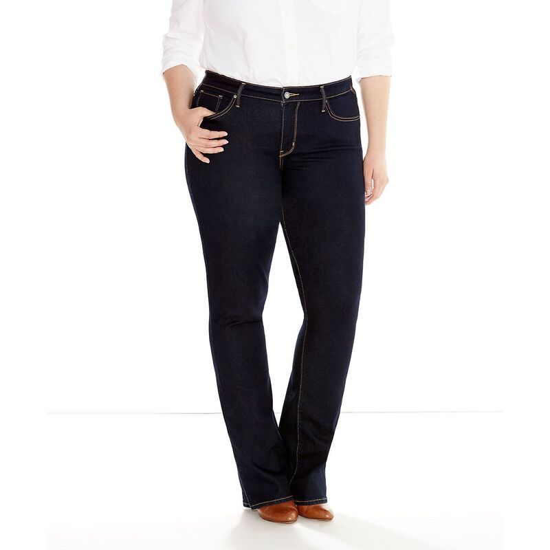 リーバイス レディース ボトムス デニムパンツ ブーツカット プラスサイズ ブーツ ジーンズ Plusize Levis 315 Shaping Bootcut Jeans Darkest Sky