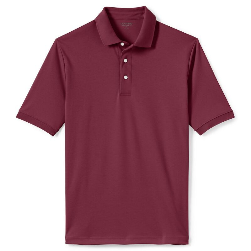 ランズエンド メンズ トップス Tシャツ ポロシャツ Mens Lands End Super Soft Supima Polo Rich Burgundy バーガンディ