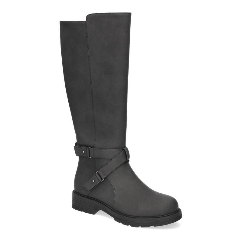 イージーストリート レディース シューズ ブーツ・レインブーツ トール Easy Street Austyn Womens Easy Workslip Resistantall Boots Black ブラック