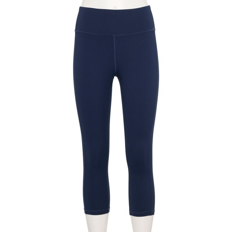 Tek Gear レディース ボトムス カジュアルパンツ プチ キャップ レギンス Petitek Gear Essential Soft Capri Leggings Navy Romance ネイビー