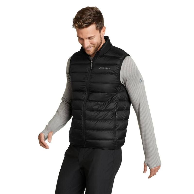 エディー バウアー メンズ アウター ジャケット・ブルゾン ベスト ダウン Mens Eddie Bauer Cirruslite Down Vest Black ブラック