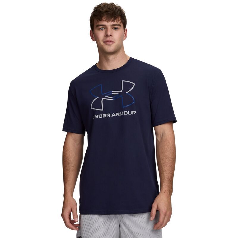 アンダーアーマー メンズ トップス Tシャツ トール グラフィック Big Tall Under Armour Foundation Short Sleeve Graphic Tee Midnight Navy ネイビー