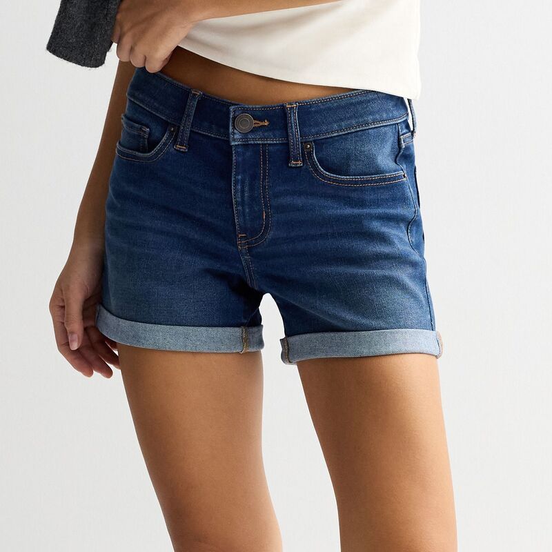エスオー レディース ボトムス ハーフパンツ・ショーツ ローライズ ミディ ショートパンツ Juniors SO Low Rise Midi Shorts Dark