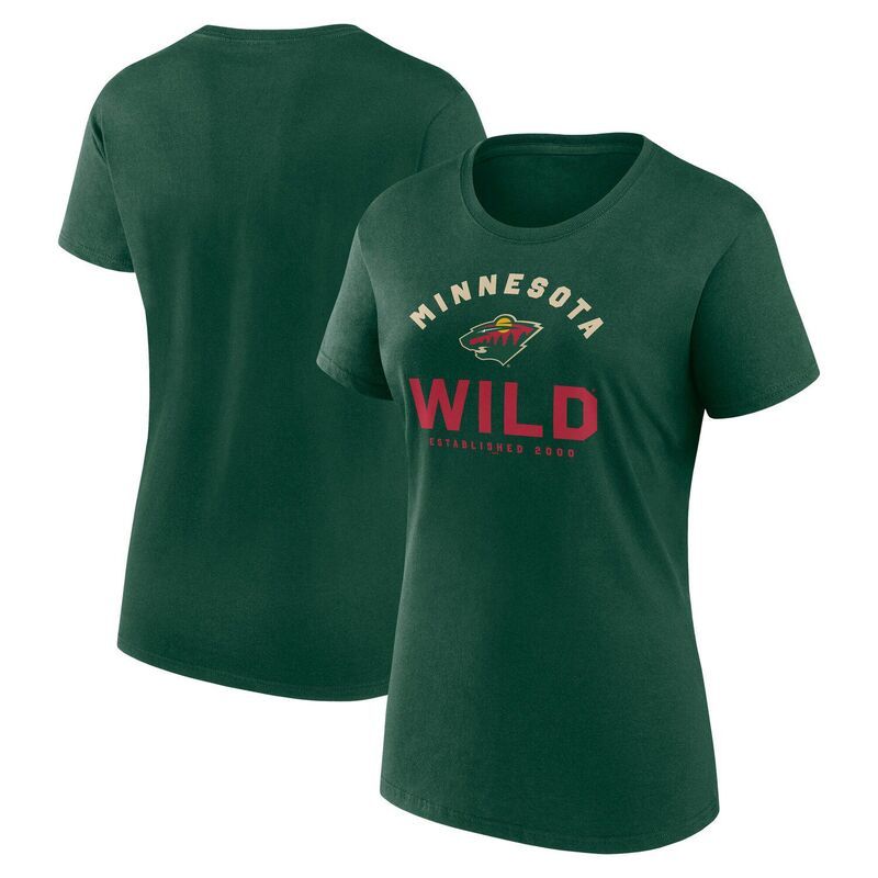 アンブランデッド レディース トップス Tシャツ Unbranded Womens Green Minnesota Wild Unrivaled TShirt Wld Green グリーン