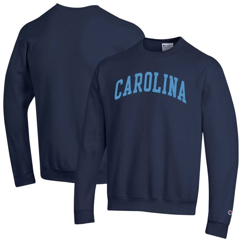 チャンピオン メンズ トップス Tシャツ スウェット フリース ヒール Mens Championavy North Carolina Tar Heels Basic Arch Fleece Pullover Sweatshirt Unc Navy ネイビー