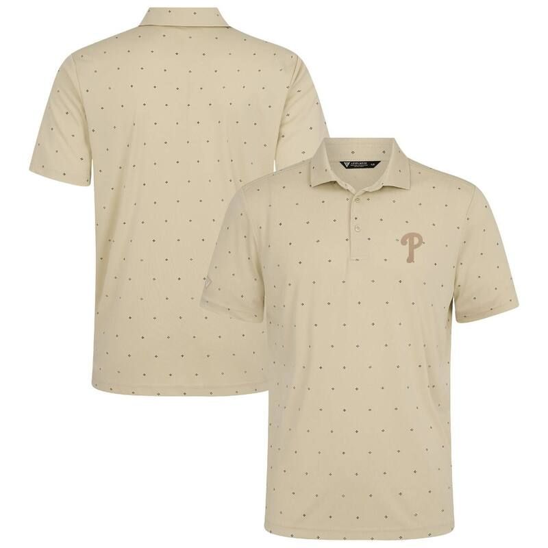 レベルウェア メンズ トップス Tシャツ ポロシャツ MensLevelwear Cream Philadelphia Phillies Vision Polo Phl Beige ベージュ