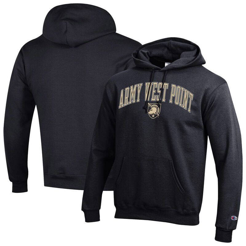 チャンピオン メンズ トップス Tシャツ ロゴ パーカー MensChampion Black Army Blacknights Arch Over Logo Pullover Hoodie Nc2 Black ブラック