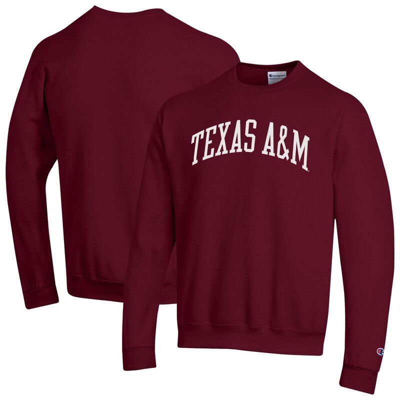 チャンピオン メンズ トップス Tシャツ スウェット フリース Mens Champion Maroon Texas AM Aggies Basic Arch Fleece Pullover Sweatshirtam Red レッド