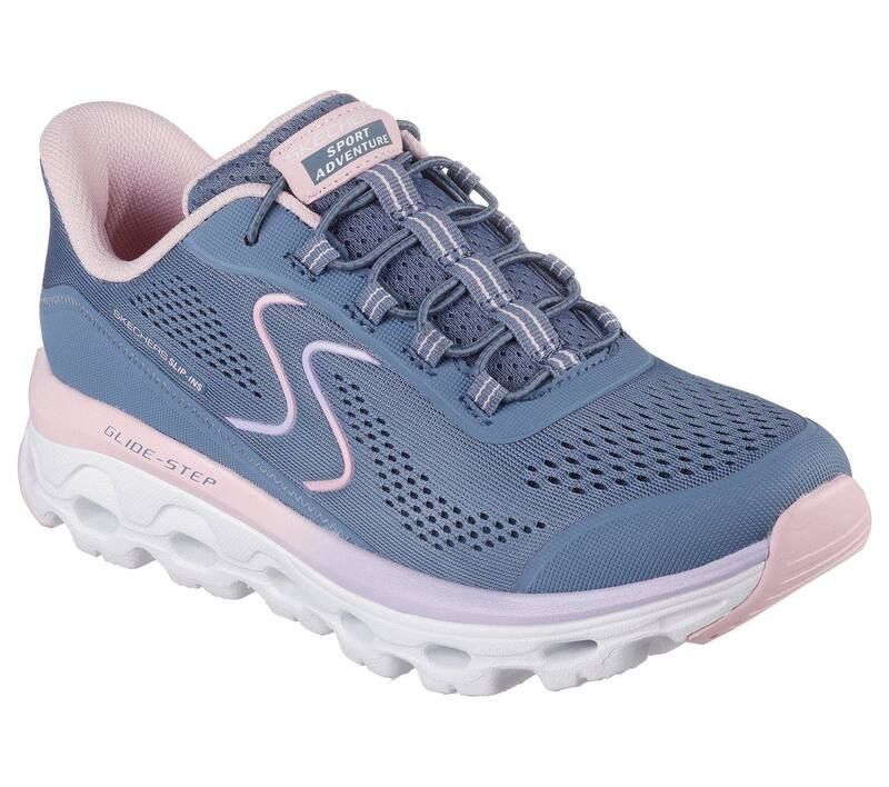 スケッチャーズ レディース シューズ サンダル スニーカー Skechers Hands Free Slipins GlideStep Sole Womensneakerslate Pink スレート