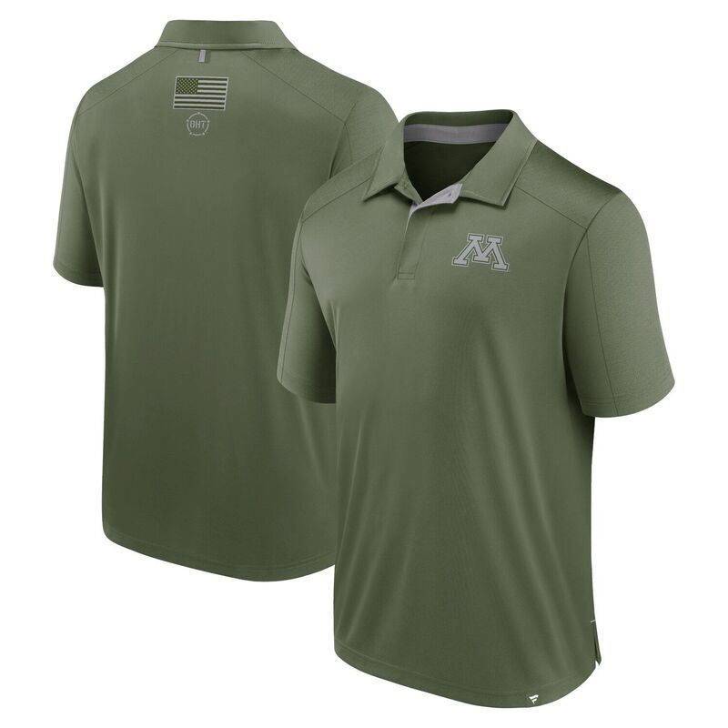【送料無料】 ファナティクス メンズ Tシャツ トップス Mens Fanatics Olive Minnesota Golden Gophers OHT Defender Polo Min Multi 10,991円