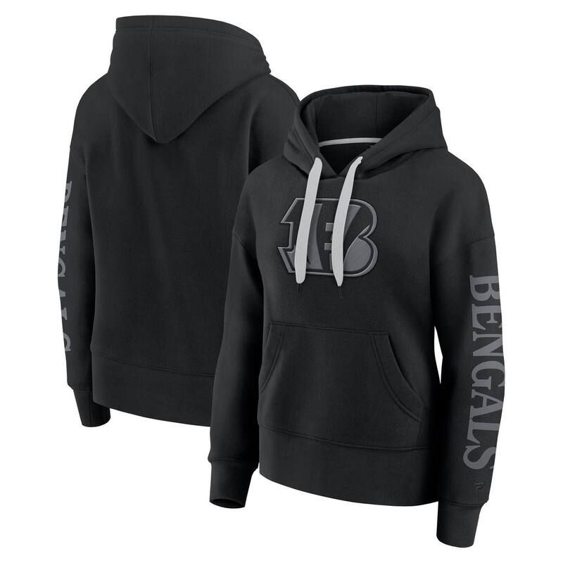 【送料無料】 ファナティクス レディース Tシャツ トップス Womens Fanatics Black Cincinnati Bengals Elements Next Pullover Hoodie Bng Black