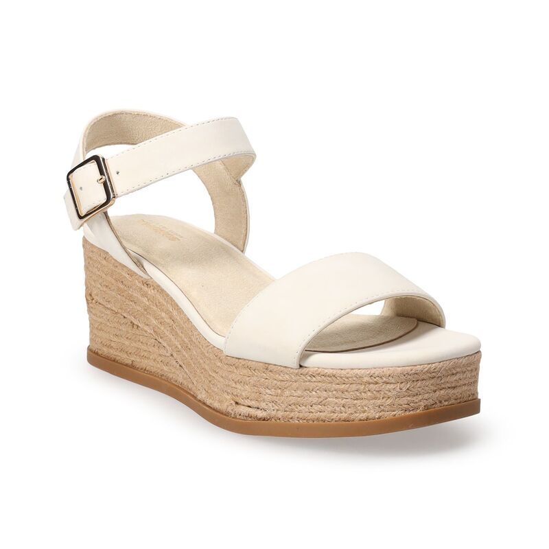 ソノマ レディース シューズ サンダル Sonoma Goods For Life Wedge Womensandals White ホワイト