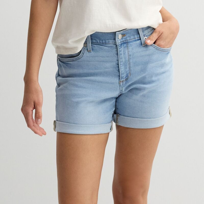 ソノマ レディース ボトムス ハーフパンツ・ショーツ ショートパンツ Womensonoma Goods For Life Mid Rise Roll Cuff Shorts Light Wash
