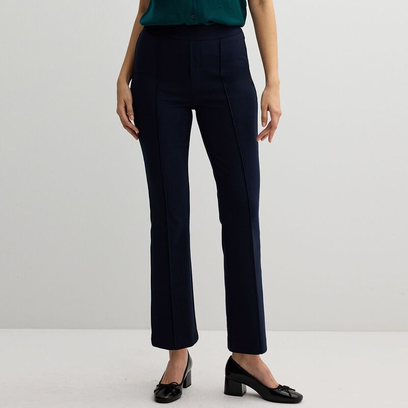 ナインウェスト レディース ボトムス カジュアルパンツ ブーツカット ブーツ Womens Nine West Pintuck Bootcut Ponte Pantsky Captain