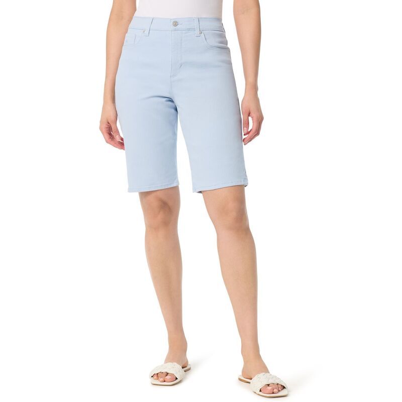 グロリアバンデービルト レディース ボトムス ハーフパンツ・ショーツ ショートパンツ Womens Gloria Vanderbilt Amanda Bermuda Shorts Morning Dew