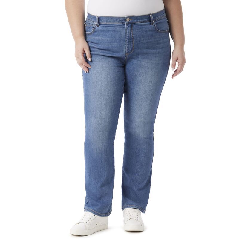 グロリアバンデービルト レディース ボトムス デニムパンツ プラスサイズ ブーツ ジーンズ Plusize Gloria Vanderbilt Amanda Original Boot Cut Jeans Crested Butte